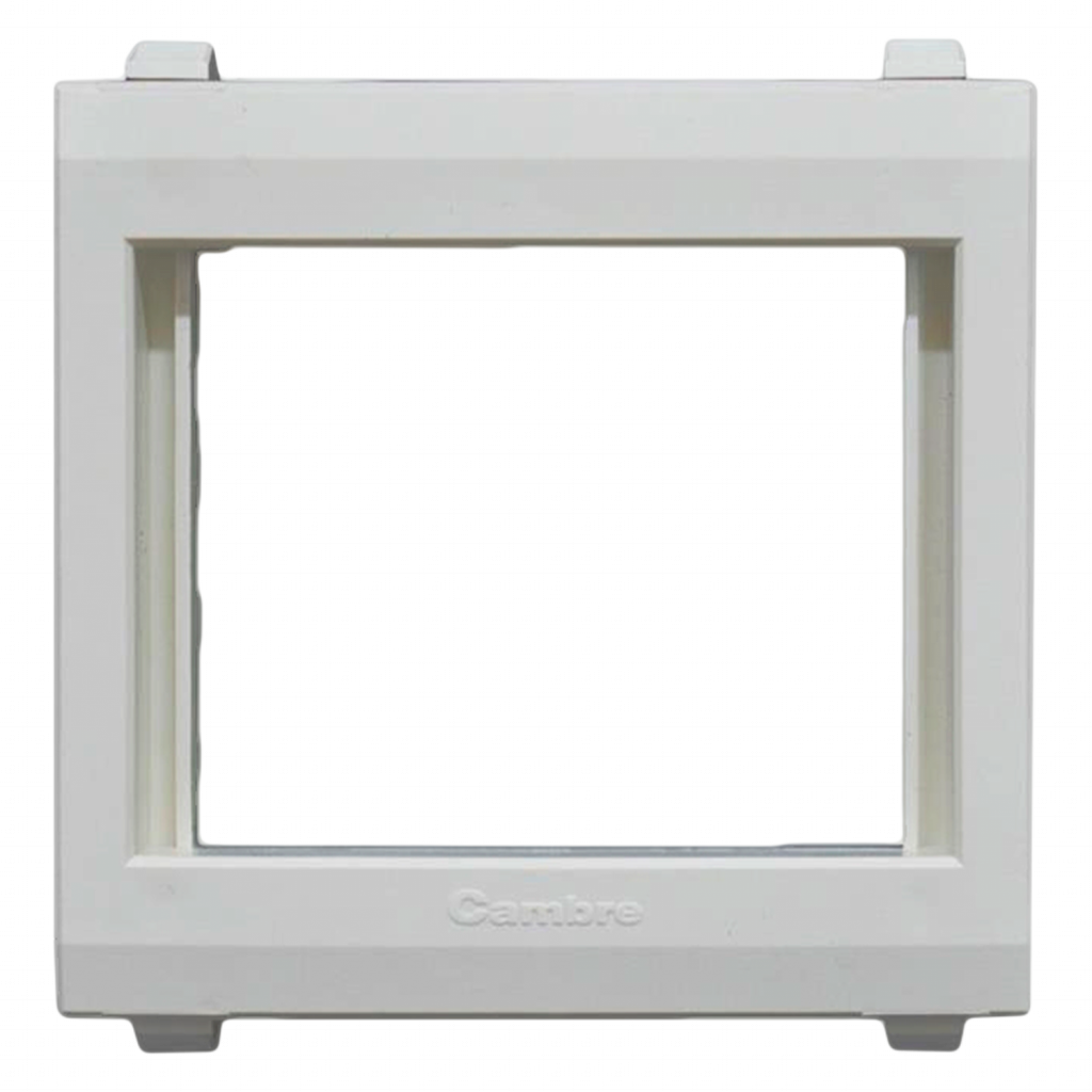 [3527] BASTIDOR RECTANGULAR PARA FRENTE DE TABLERO BLANCO 6985