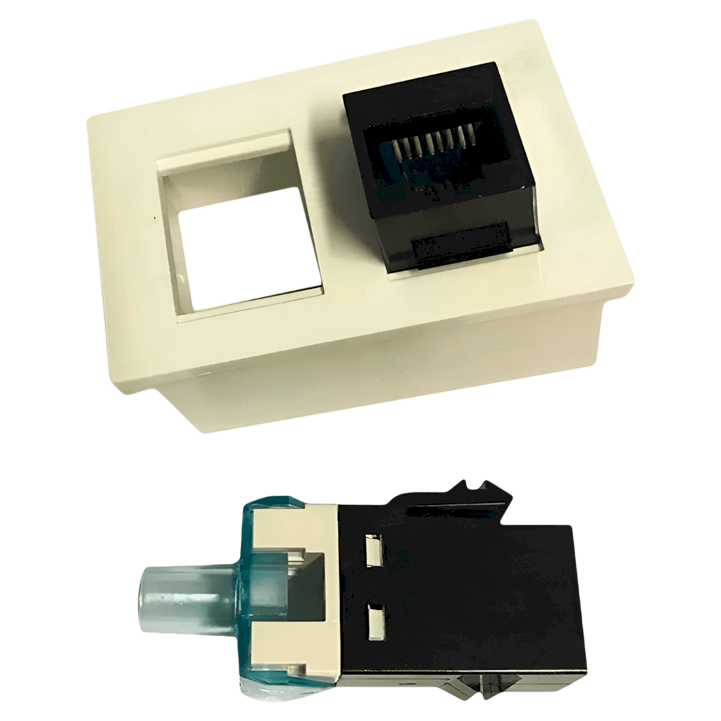 TOMA DE COMPUTADORA DOBLE RJ45 - CAT 6 6966