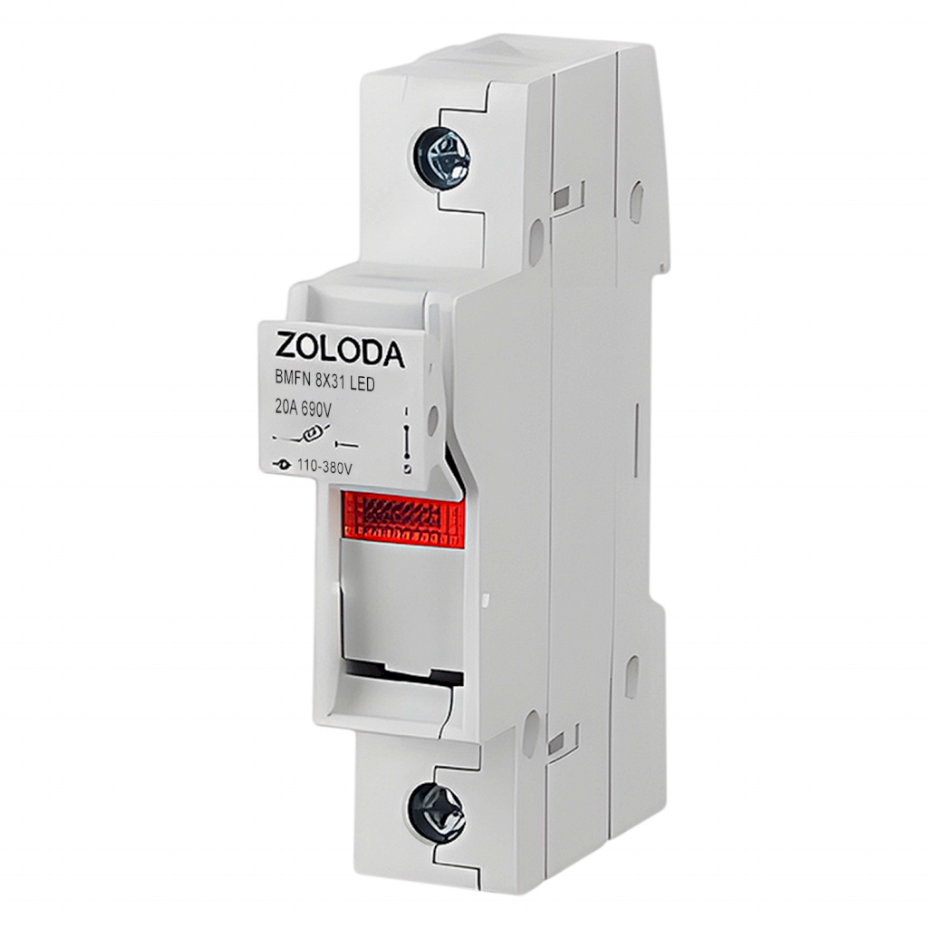 [4553] Portafusible Unipolar P/8x31mm C/Led Zoloda