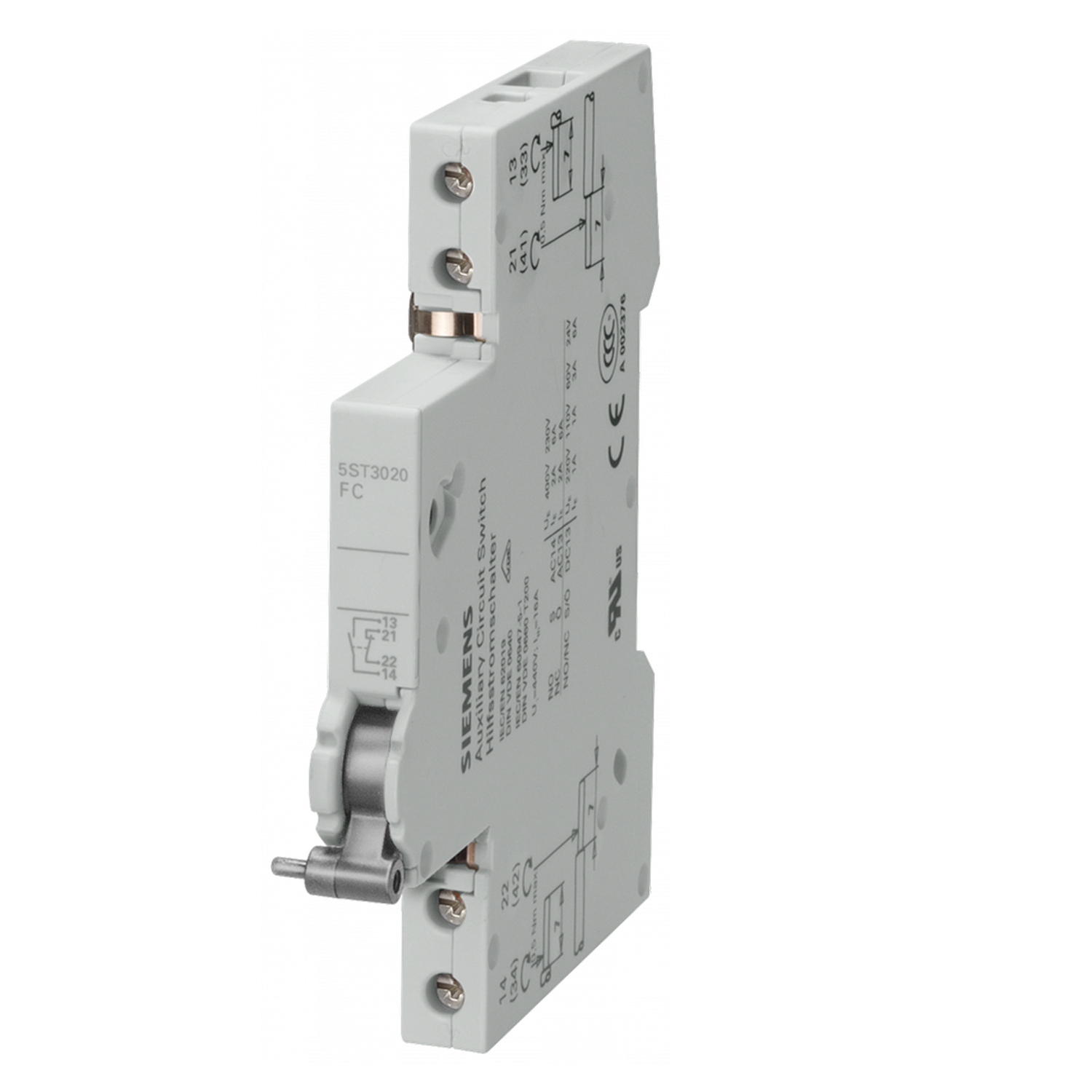 [3903] Contacto de Alarma 5SL/5SY/5SP 1NA + 1NC Siemens