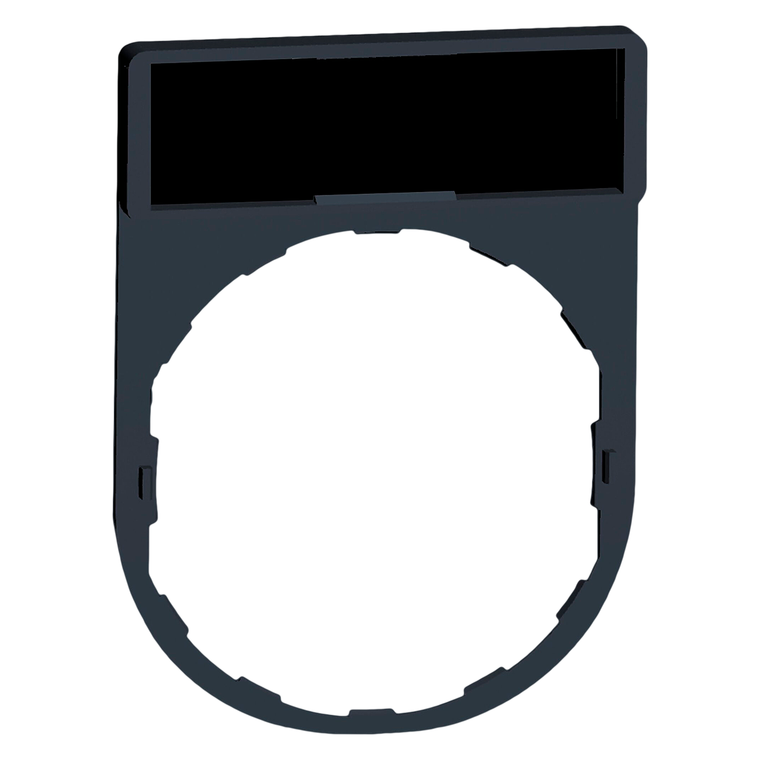 [3678] Porta Etiqueta XB4 C/Etiqueta S/Inscripcion Negra Schneider Electric