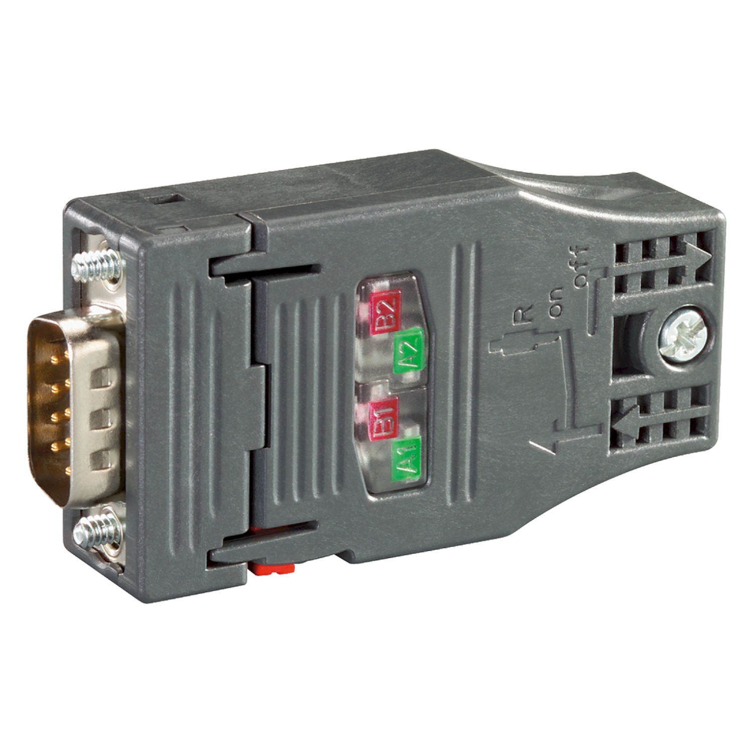 Conector Profibus Axial Macho DB9 Plástico Siemens