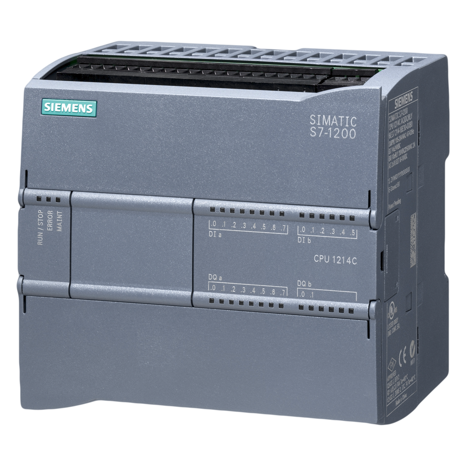 [17251] CPU 1214C DC/DC/Relé (14DI/10DO/2AI) 1xPN Alim 24VCC Siemens