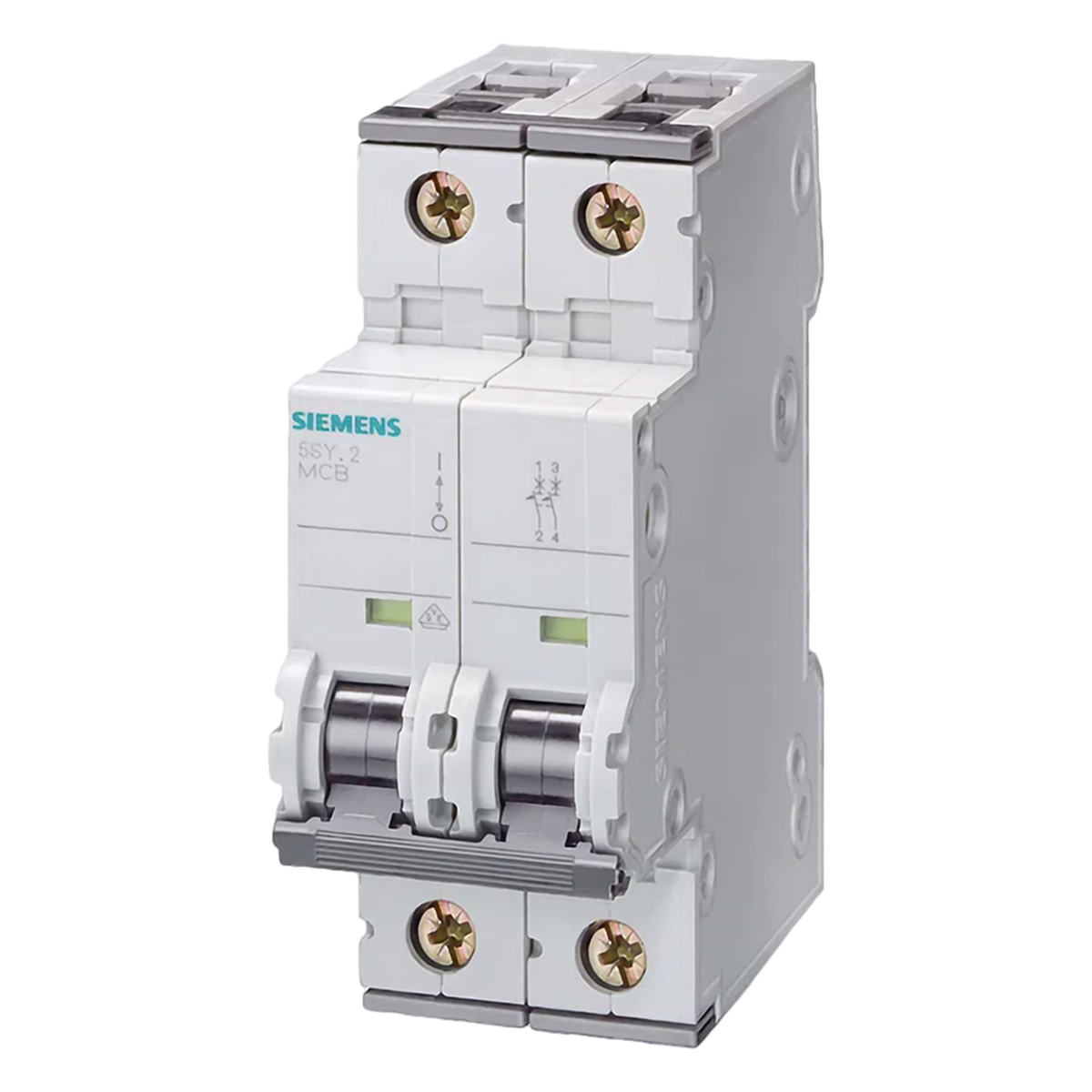 [19499] Interruptor Termomagnético 5SY42 2x20A 10kA Curva C Siemens