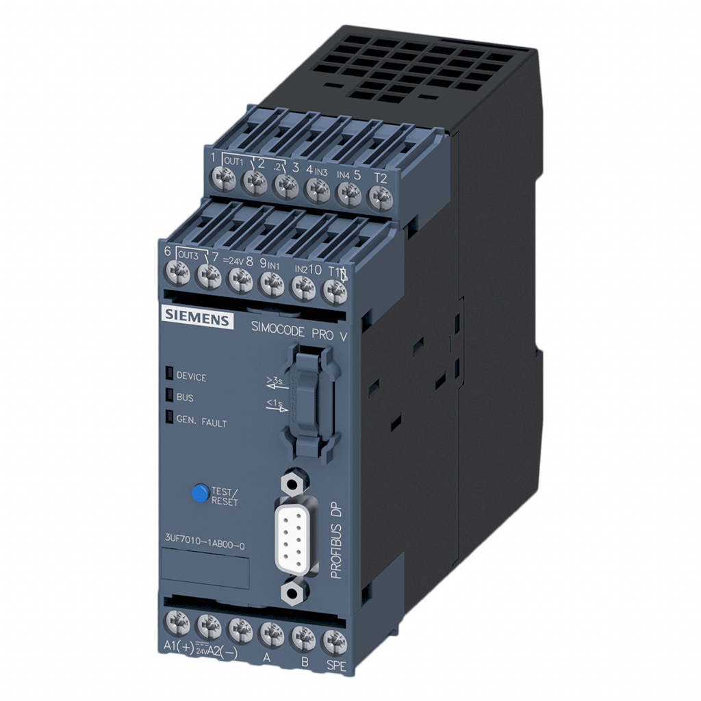 Módulo Base Expandible Simocode Pro V P/Variadores-Motores 24VCA Siemens