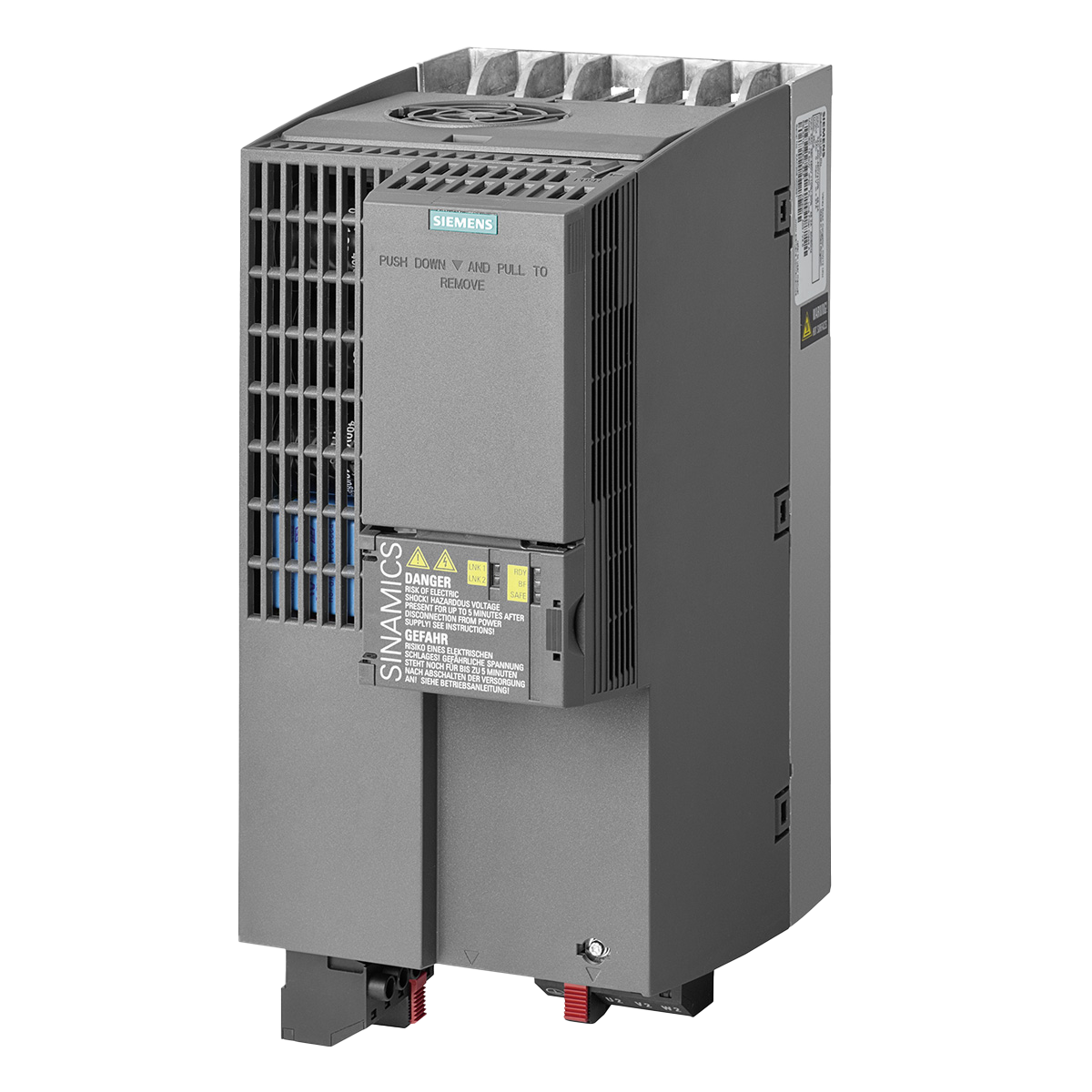 Variador G120C 380VCA LO: 15kW/20HP HO: 11kW/15HP S/Filtro MB RTU Siemens