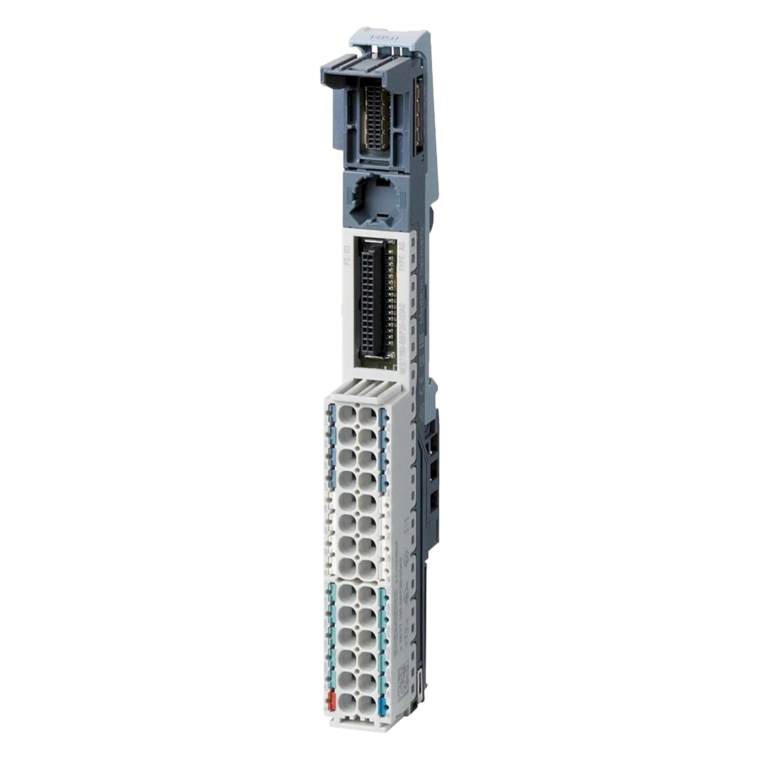 Terminal ET200SP Tipo A0 Blanco Largo C/Alim + Auxiliar Siemens