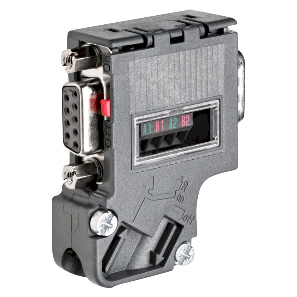 [20802] Conector RS485 Cat. Profibus DP Macho/Hembra 1 Par Trenzado Siemens