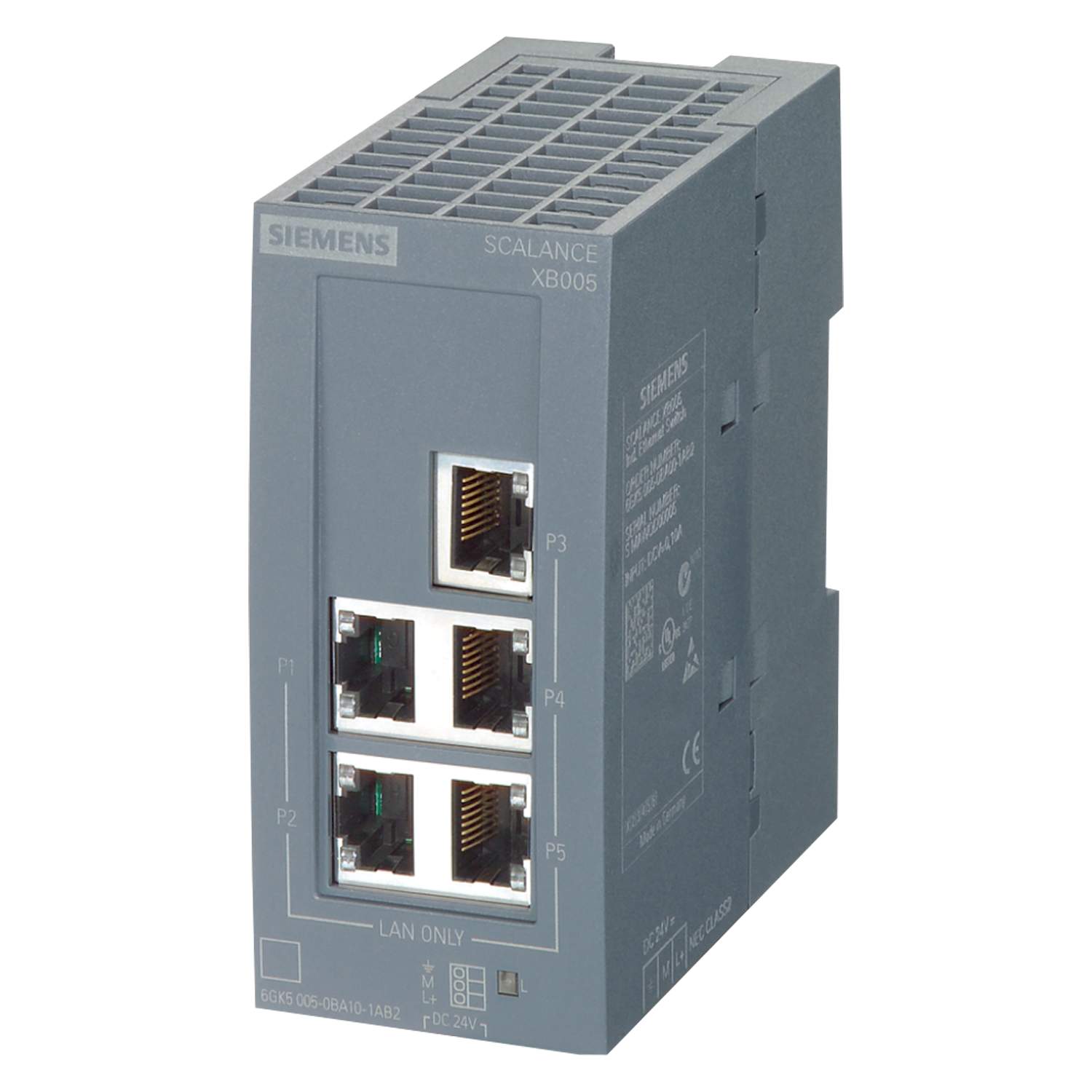 [22577] Switch Scalance XB005 No Administrado 5xRJ45 10/100Mbit S/Redundancia IP20 Siemens