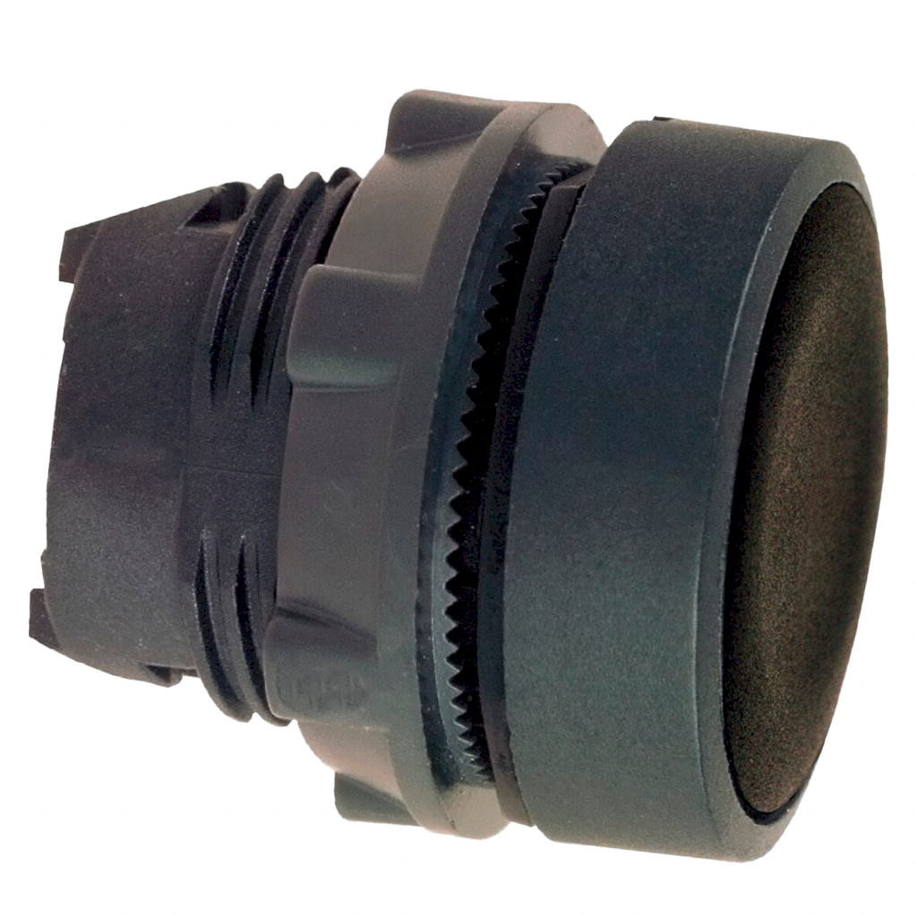 [22591] Cabezal Pulsador XB5 Plástico S/Soporte S/Retención Negro Schneider Electric