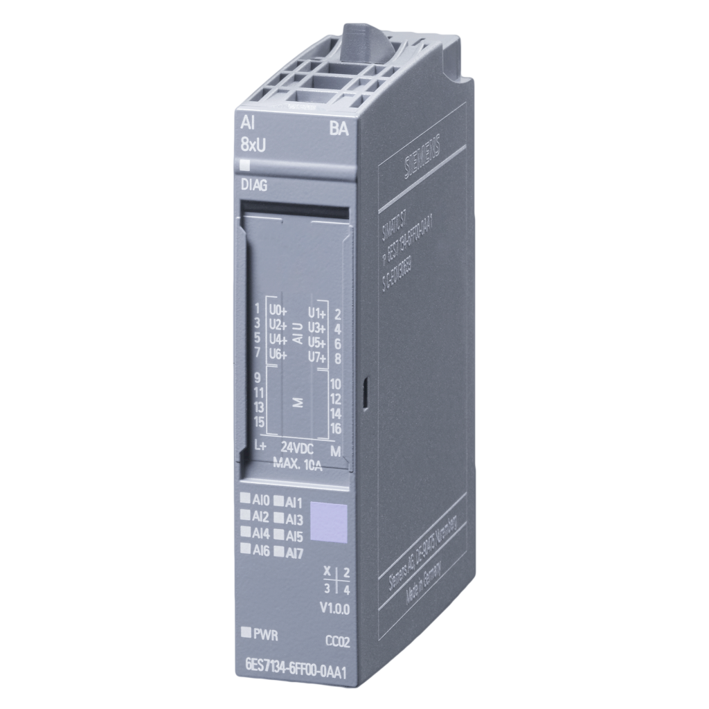 MODULO ET200SP 8EA TIPO I/U BASIC 16BITS 6ES7134-6FF00-0AA1