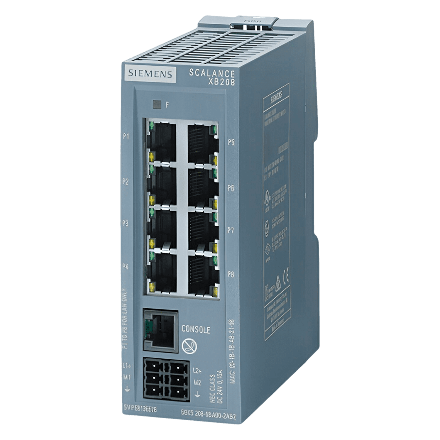 Switch Scalance XB208 Administrado 8xRJ45 10/100Mbit/S Siemens