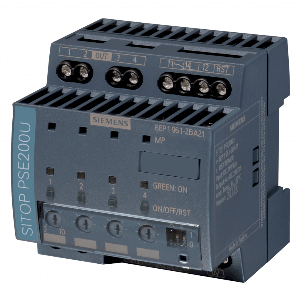 MODULO SELECTIVO SITOP 10A E/S:24VCC 4 CANALES 6EP1961-2BA21