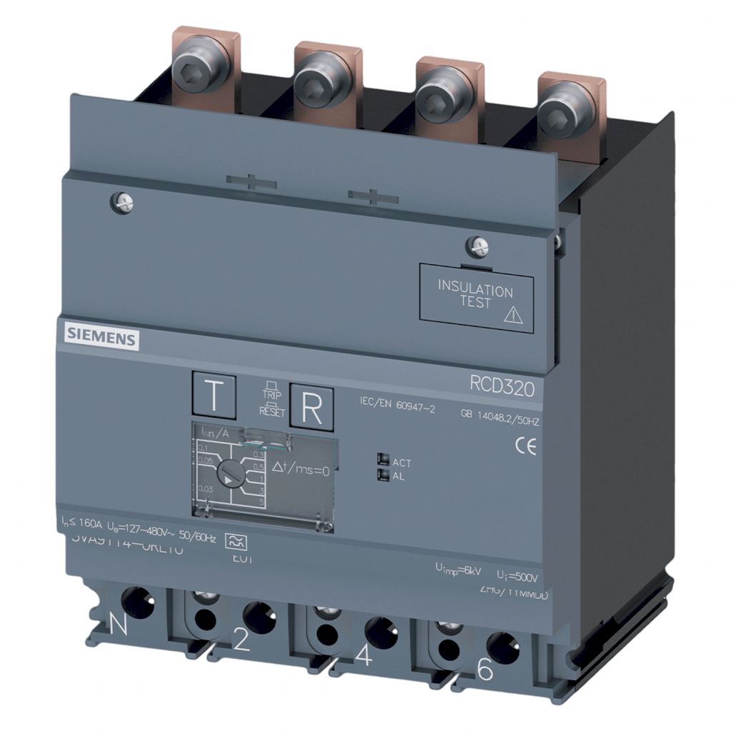 PROTECCION DIF RCD320 TIPO A P/3VA11 160A 4P 3VA9114-0RL10