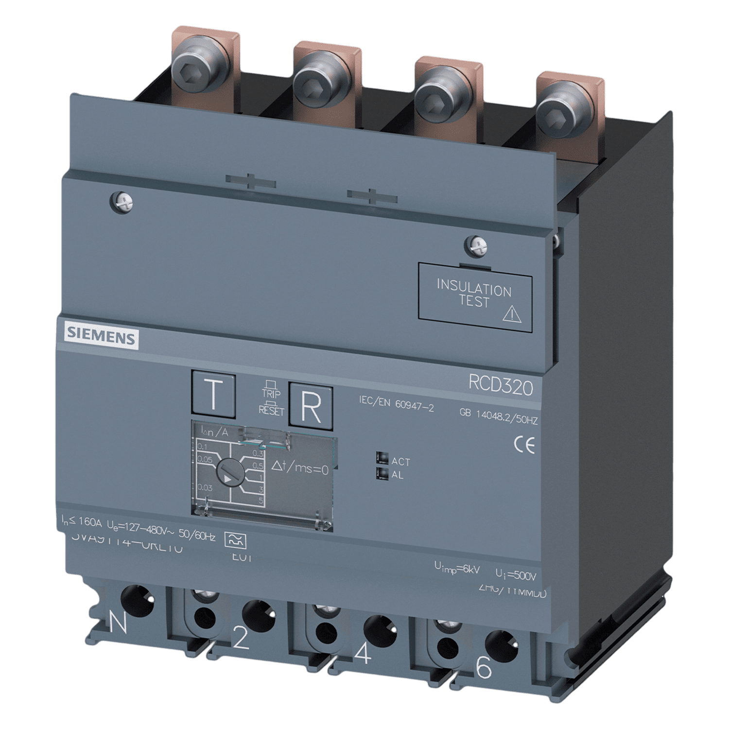 Protección DIF RCD320 Compatible Con 3VA1 Siemens