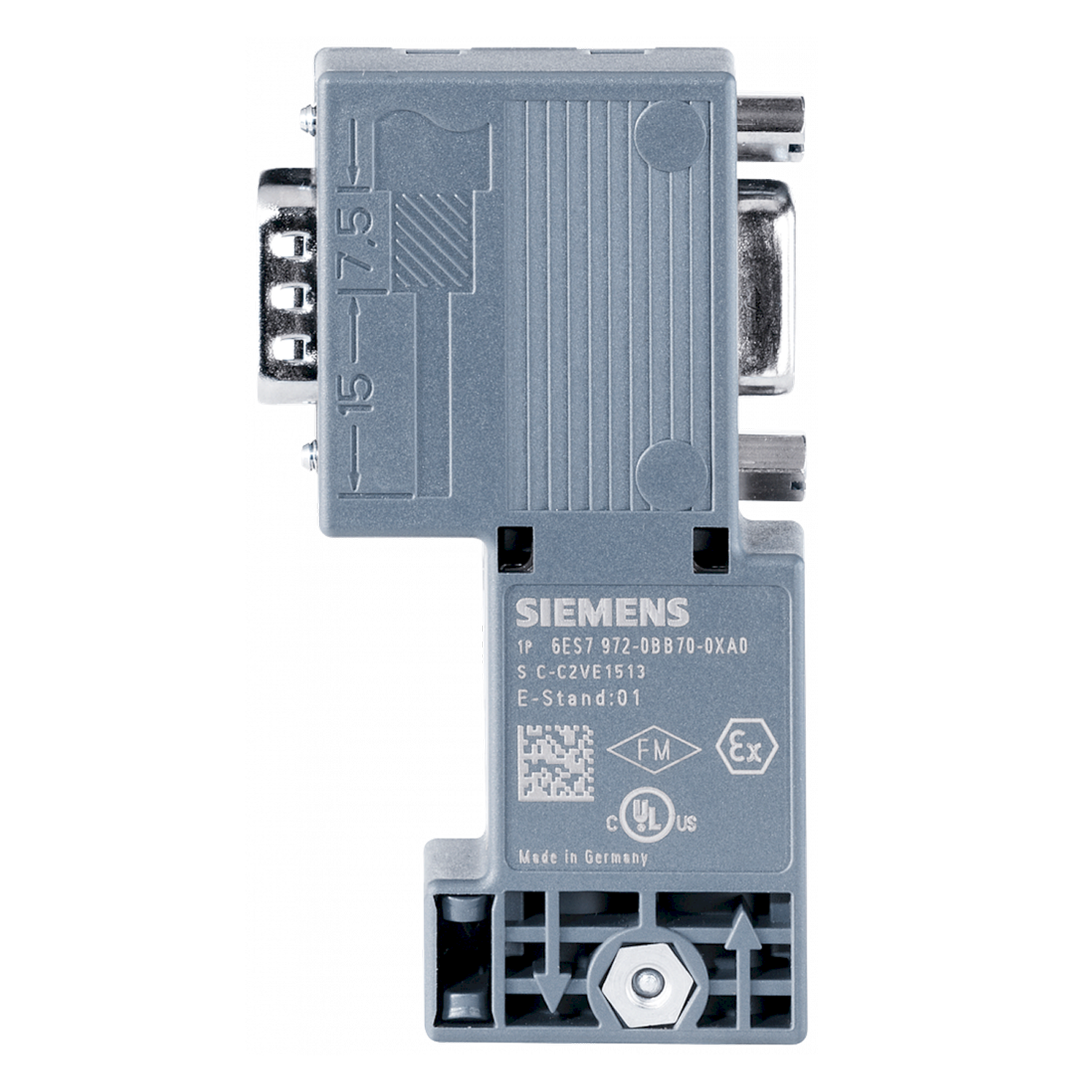 [27572] Conector Profibus 90° 12MBits C/Conector PG Siemens