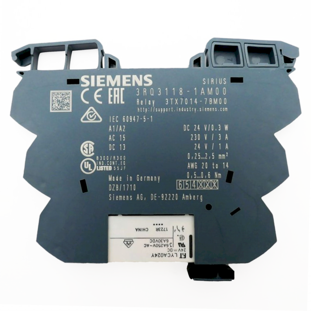 Relé PLC Optoacoplador 1NA C/Led 24VCC 6A Siemens