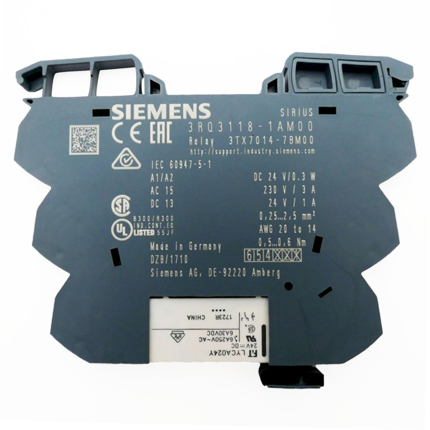 Relé PLC Optoacoplador 1NA C/Led 24VCC 6A Siemens