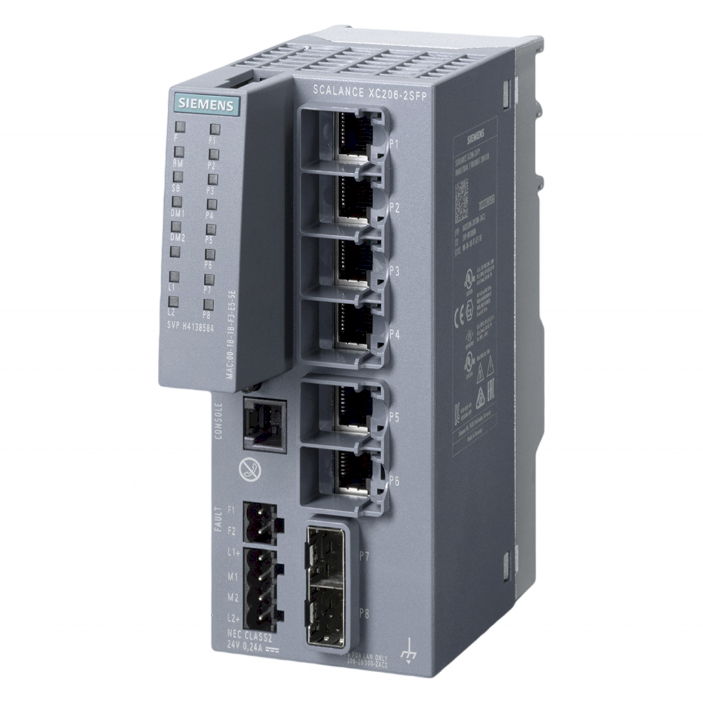 [28620] SWITCH SCALANCE XC206-2SFTP 2 IE- 6x10/100Mb 6GK5206-2BS00-2AC2