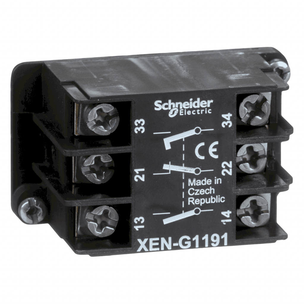 Bloque de Contactos 2NA+1NC P/XAC Schneider Electric