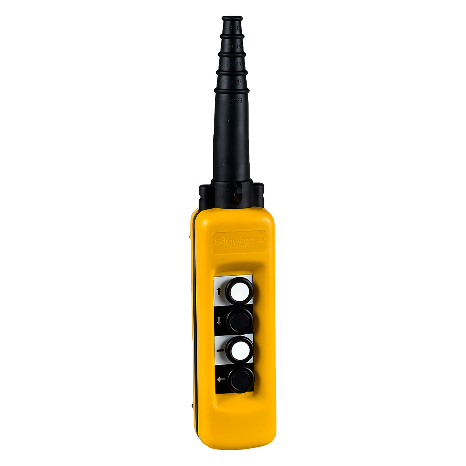 [29596] Caja Colgante Polipropileno Amarillo/Negro 4NA/4NC Schneider Electric