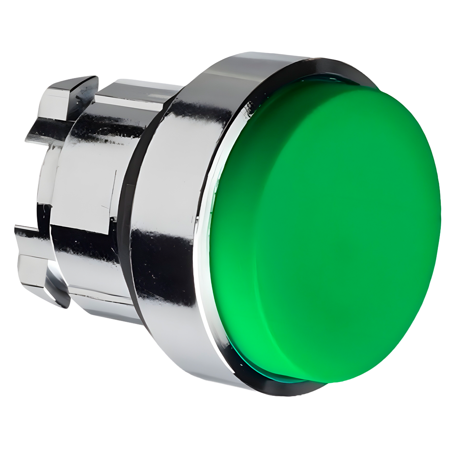 [29672] Cabezal Pulsador XB4 Metálico Salida S/Soporte S/Retención Verde Schneider Electric