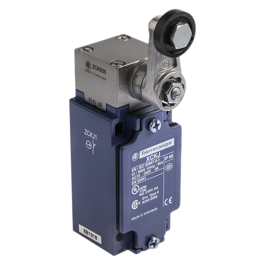 [30566] Límite de Carrera XCKJ Metal Roldana Palanca Corta 1NA+1NC S:PG13,5 Schneider Electric