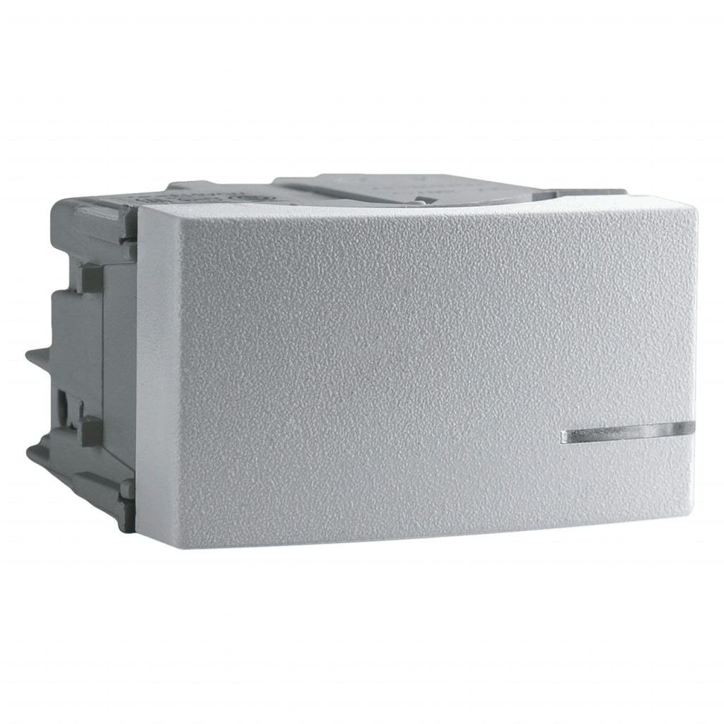 MODULO 1 PUNTO SCH RODA 1 MOD SALIENTE 16A-250V BLANCO WDA51301