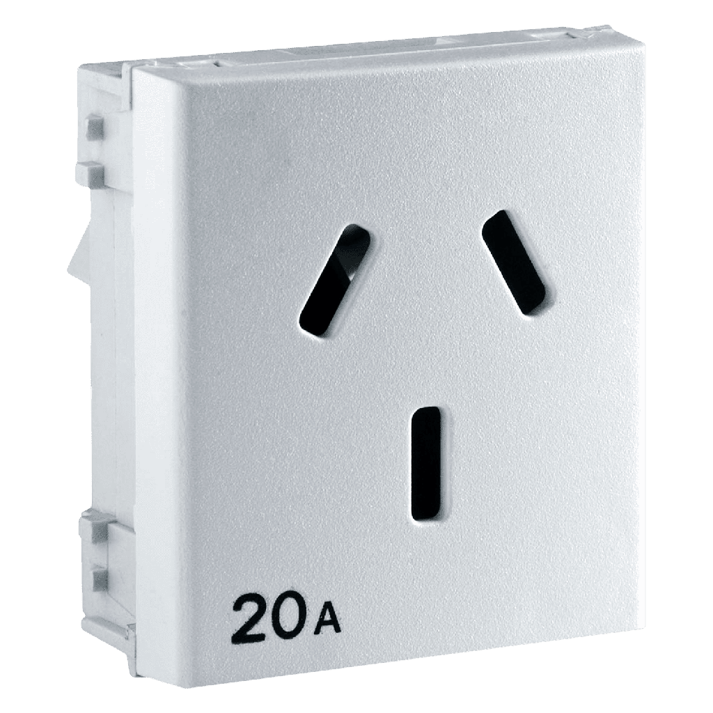 [32191] Toma C/Tierra Roda 20A 220V 2 Módulos Blanco Schneider Electric