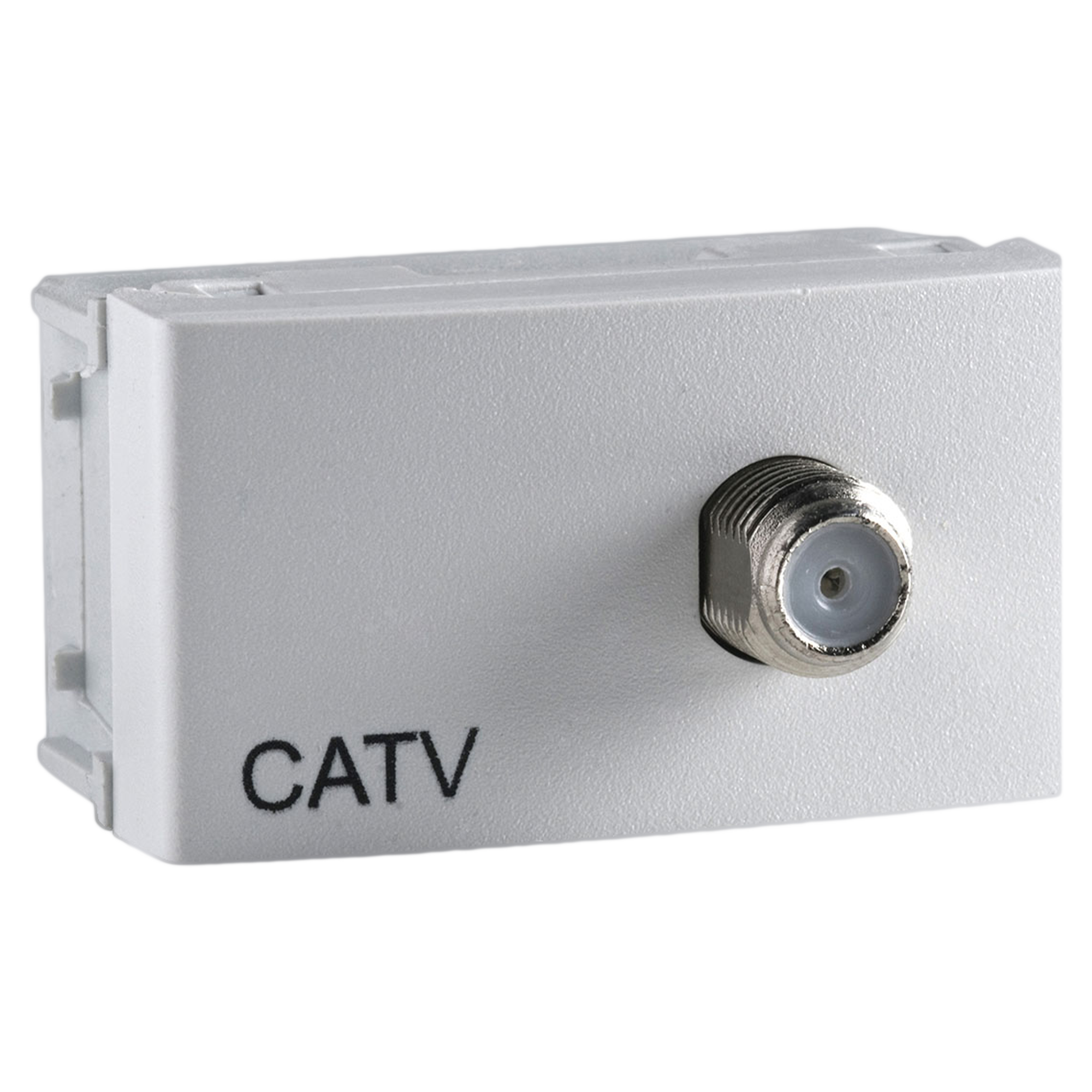 Toma de Entrada CATV Pasante 1 Módulo Blanco Schneider Electric