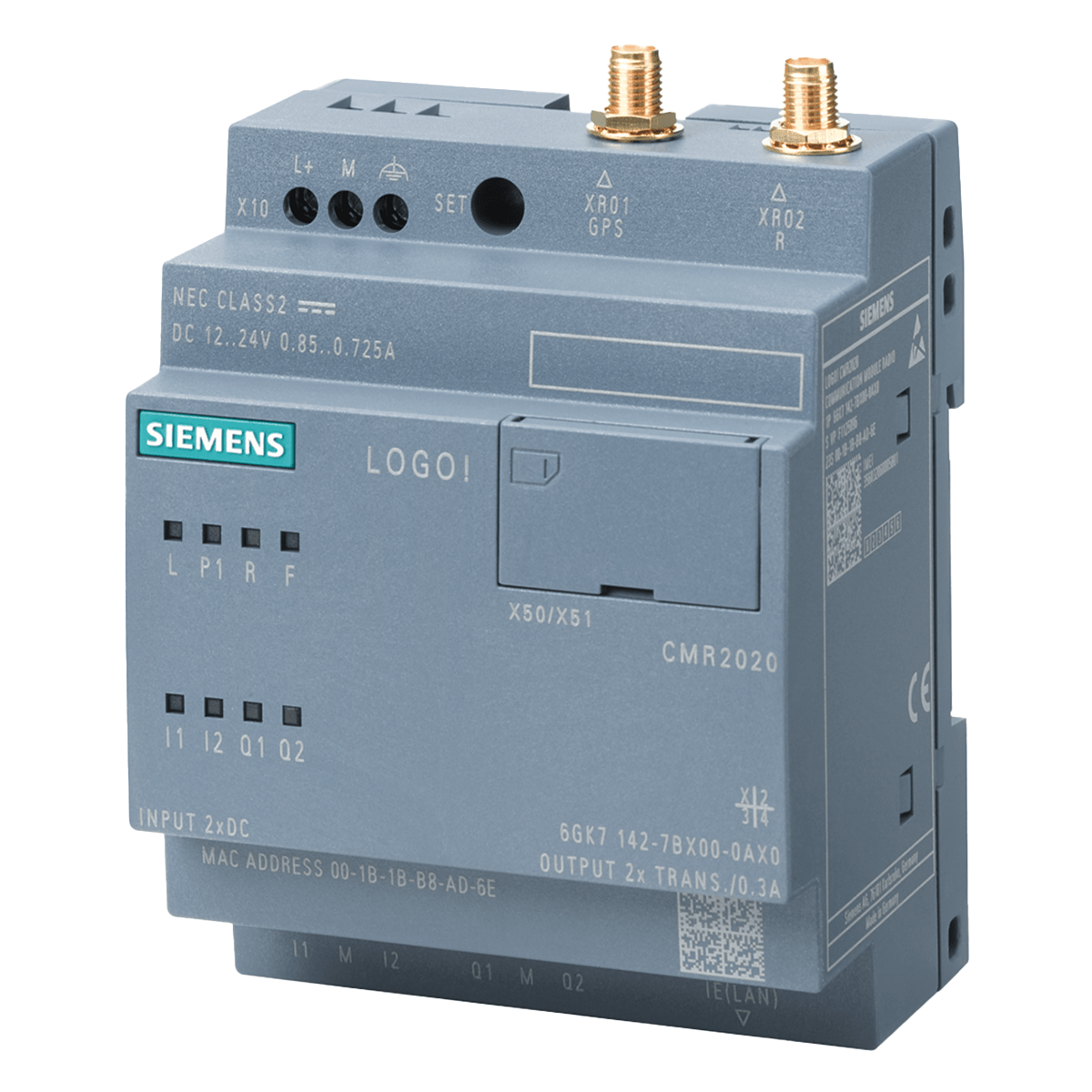 [32521] Módulo P/Relé Programable LOGO 8 2 E/S 1xRJ45 Radiofrecuencia Siemens