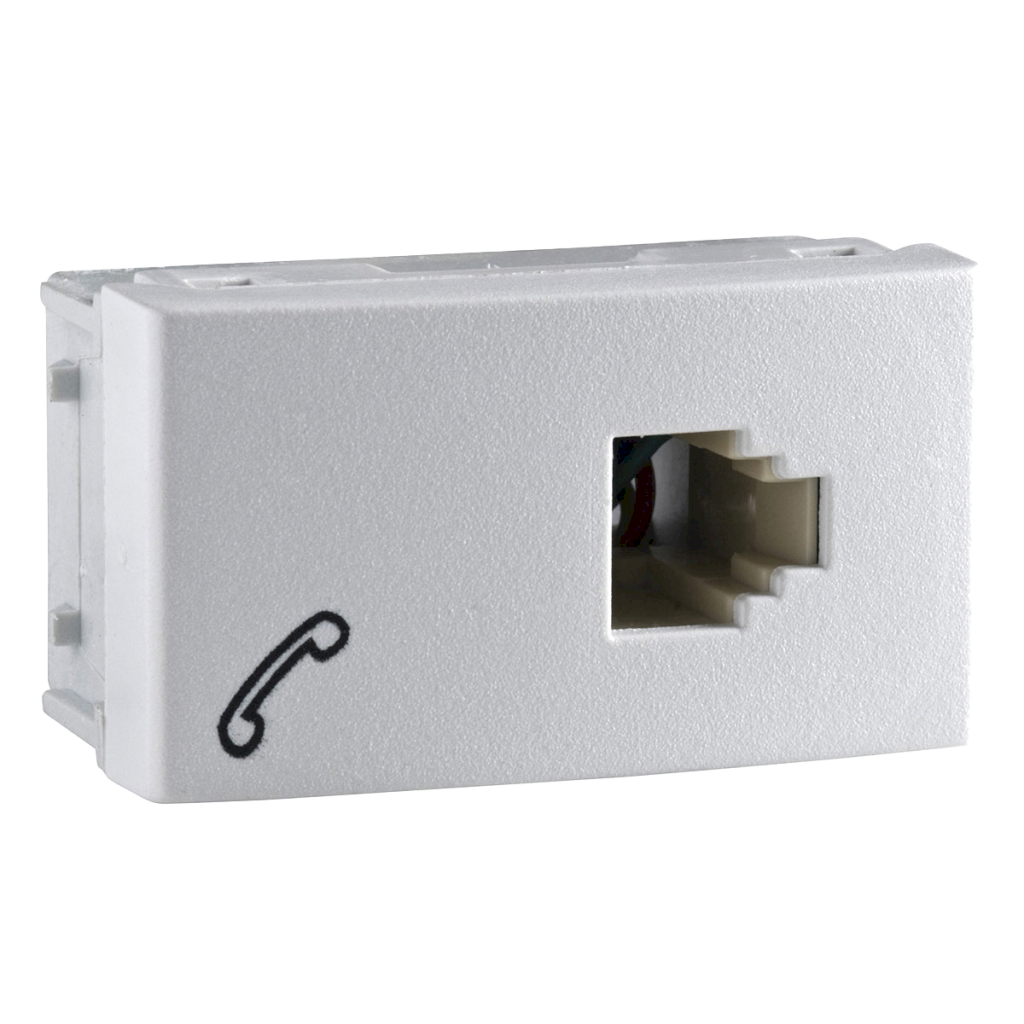 [32698] Toma Telefonico P/Zocalo RJ11 1 Módulo Ocupado Blanco Schneider Electric