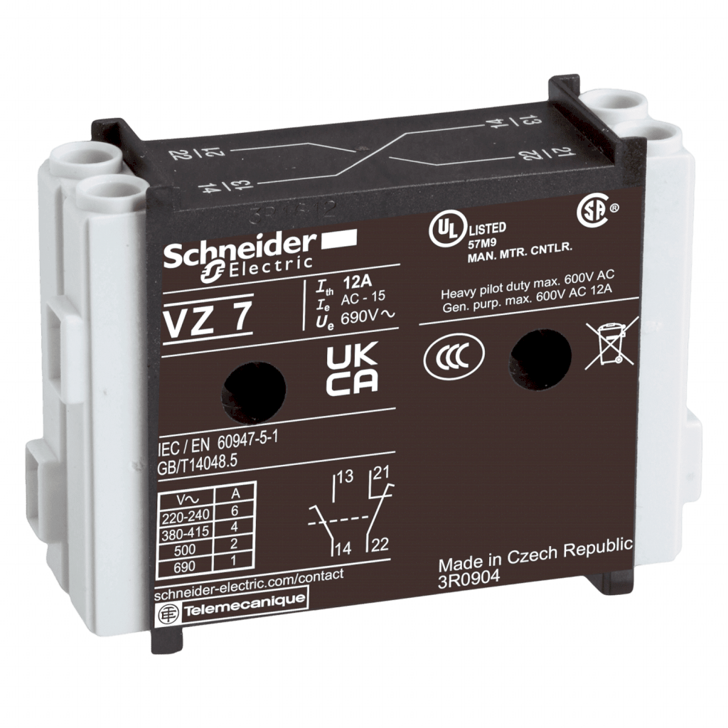 Bloque Auxiliar Vario V3/V1/Vario 2/0 1NA + 1NC Schneider Electric
