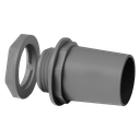 Conector P/Caño HDX CTR C/Tuerca 1" 25mm Sistelectric