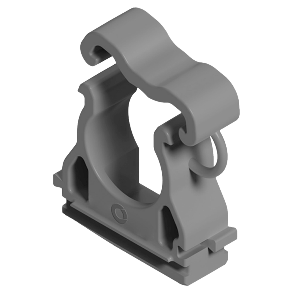 [33542] Grampa PVC P/Caño Ajustable HDX 1" 25mm Blanco Sistelectric