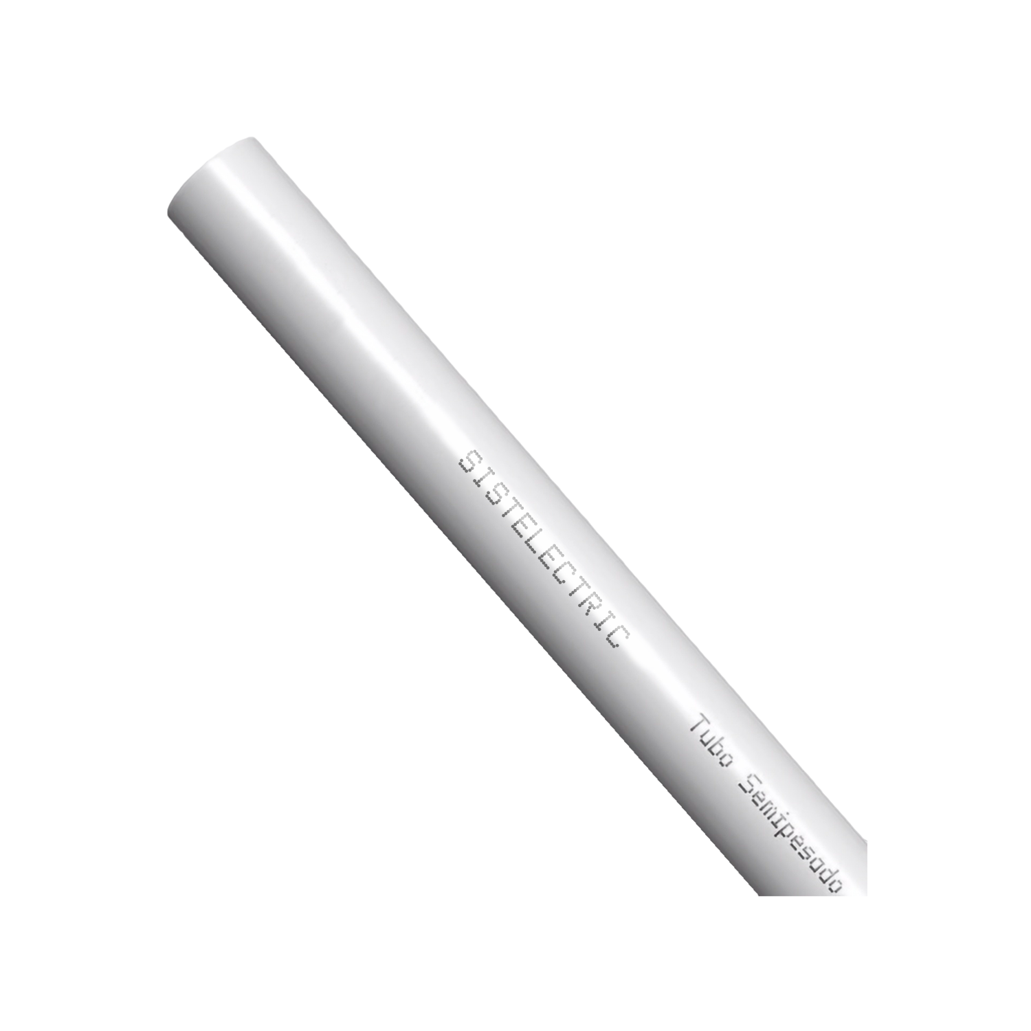 Caño Rígido Semipesado SD Blanco 5/8'' PVC 3Mts Sistelectric