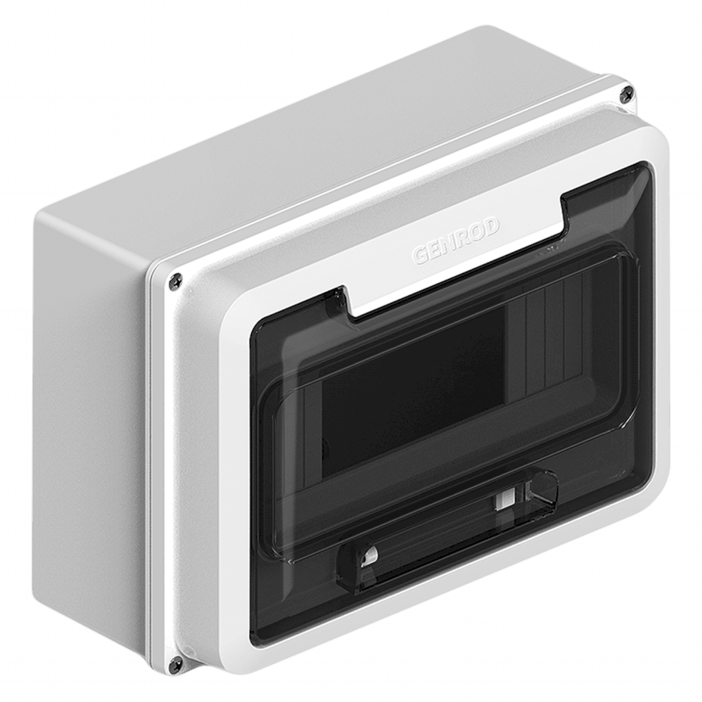 CAJA TM APLICAR 9 POLOS BLANCA PUERTA FUME IP65 160900B