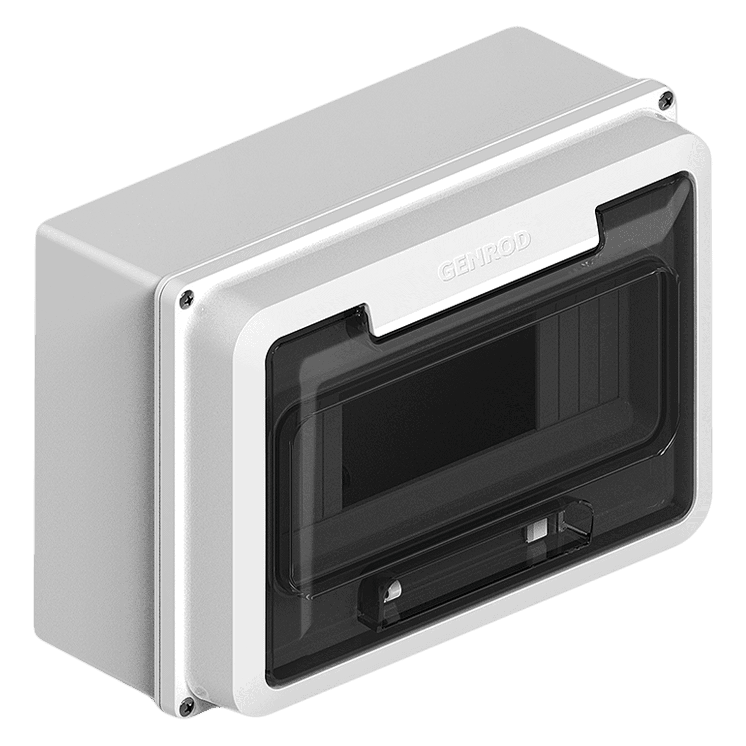 [33675] Tablero DIN Plástico Aplicar 9 Módulos Puerta Fume Interior y Exterior IP65 Blanco Sistelectric