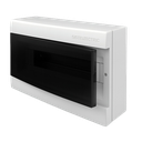 Tablero DIN Q-energy PVC Aplicar 16 Módulos Puerta Fume Interior Gris Sistelectric