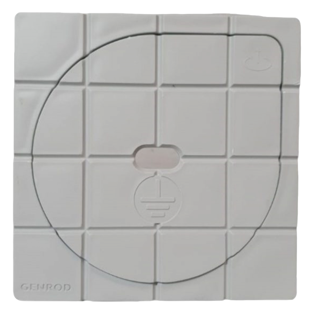 CAJA DE INSPECCION GR PVC 150x150mm S/BORNE ECO CI9