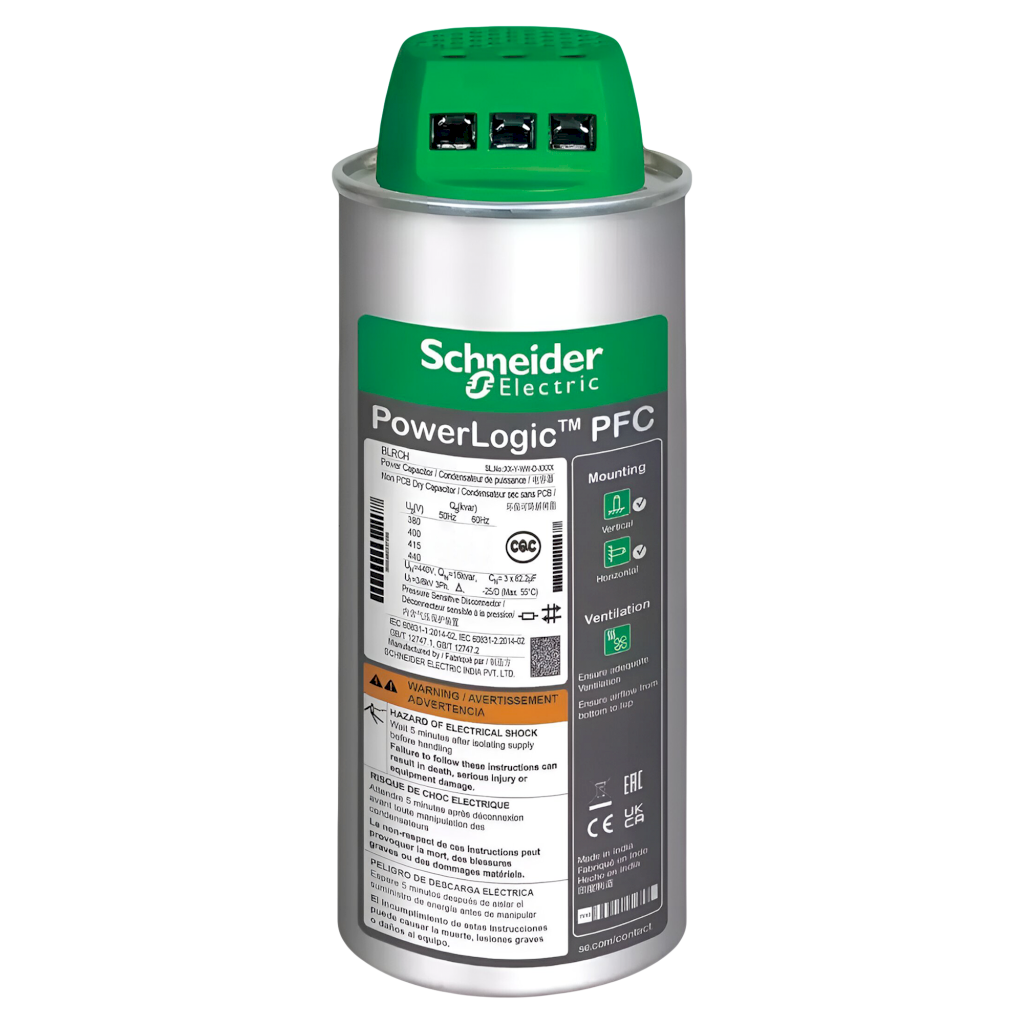 CAPACITOR TRIFASICO CAN HDY 10,4/12,5 KVAR 380/415V 50/60HZ BLRCH104A125B40