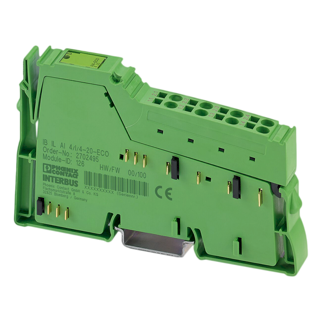 [7059] Modulo Inline 4 E/Analog. Bornera a Resorte Montaje Riel DIN 24VCC Phoenix Contact