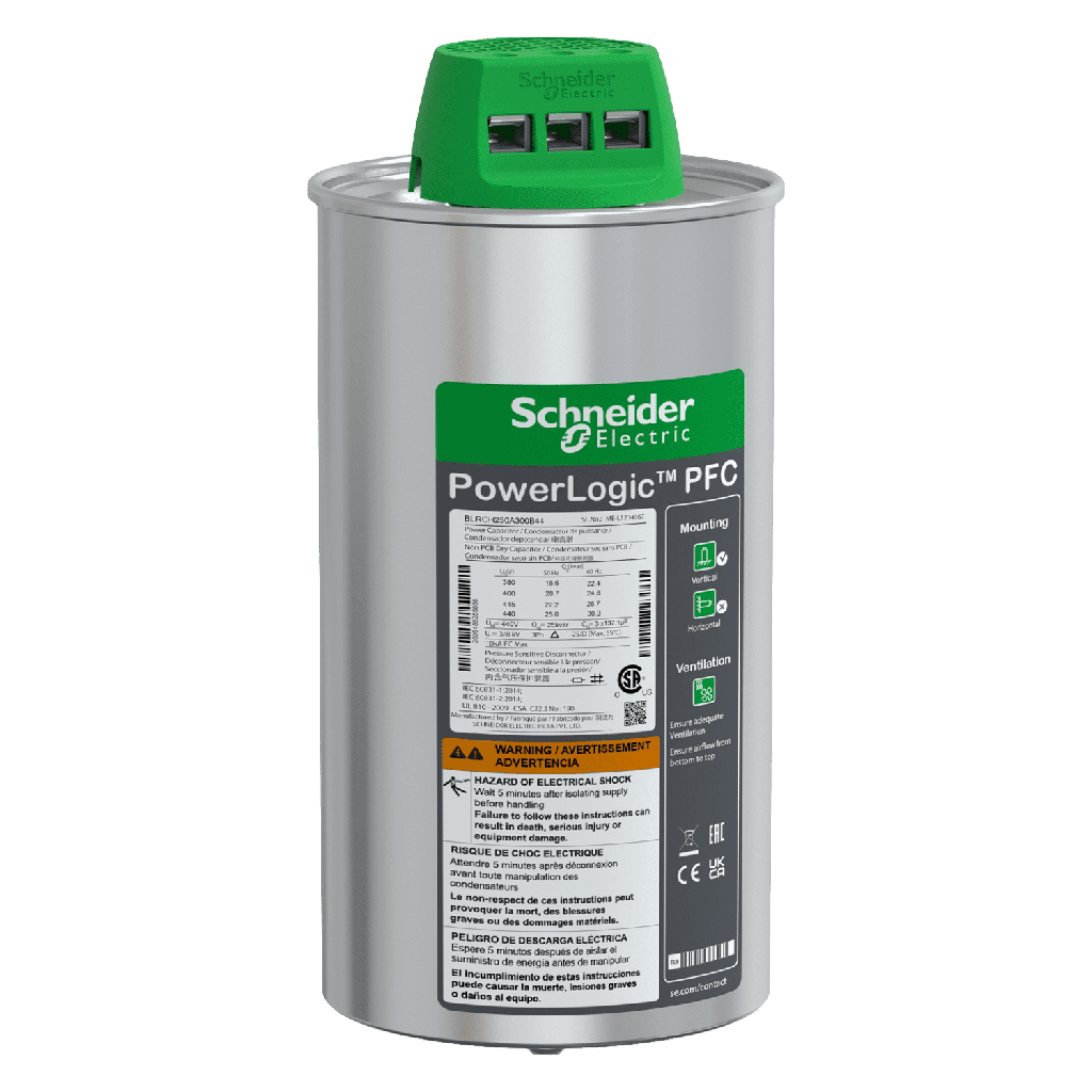 [7197] Capacitor Varplus 3 Fases 440VCA 25kVAR Schneider Electric