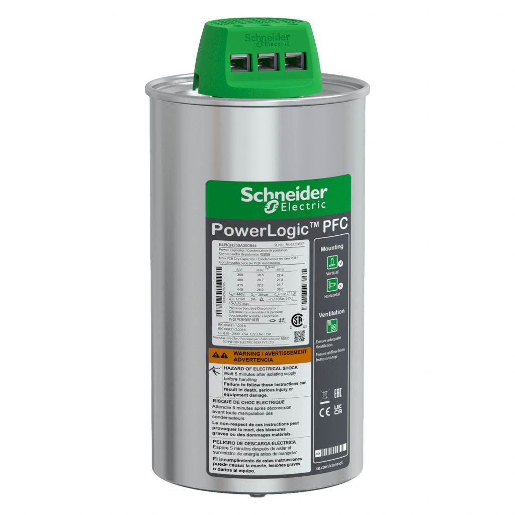 Capacitor Varplus 3 Fases 440VCA 25kVAR Schneider Electric