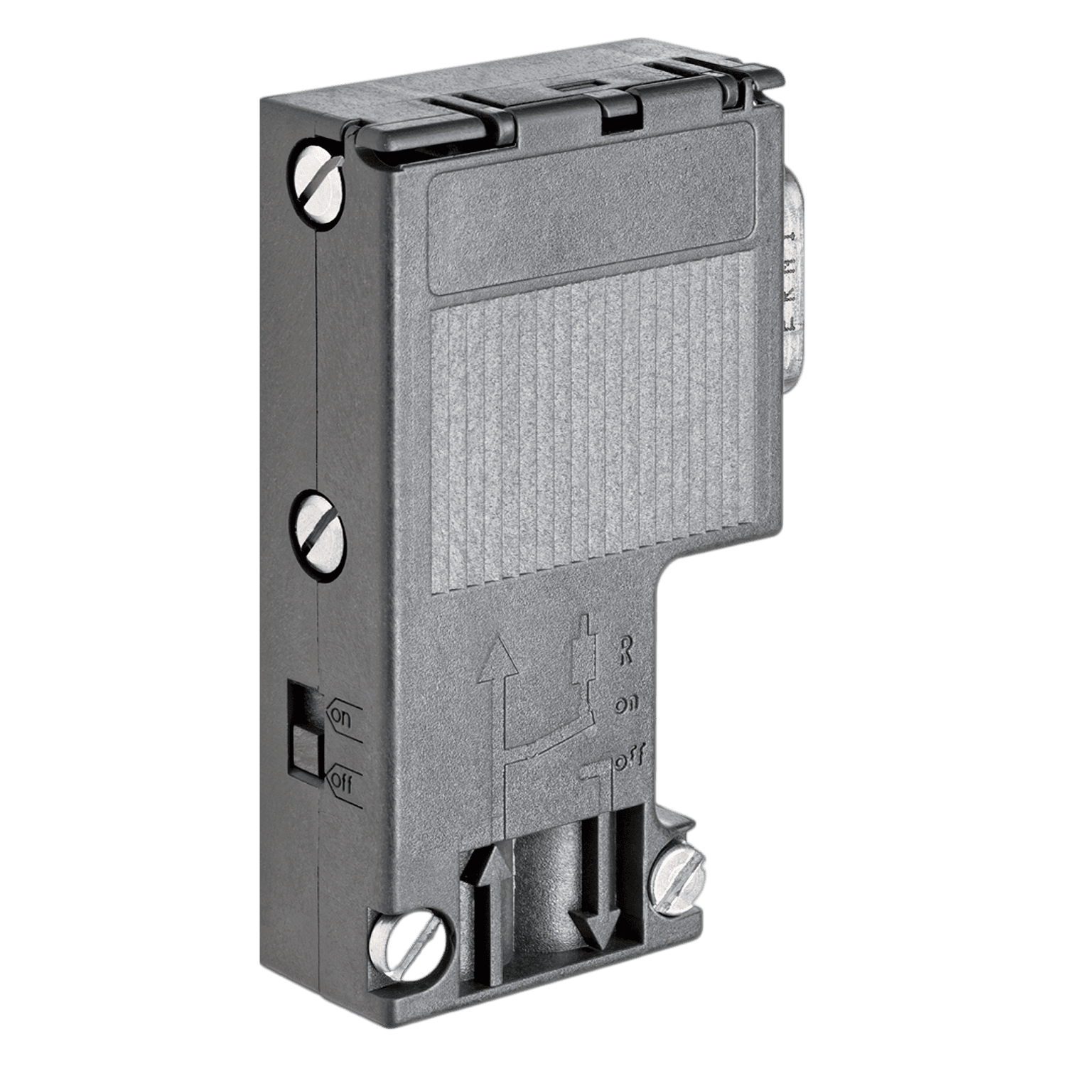 [8114] Conector Profibus 90° 12MBits S/Conector PG C/Resistencia de Cierre Siemens