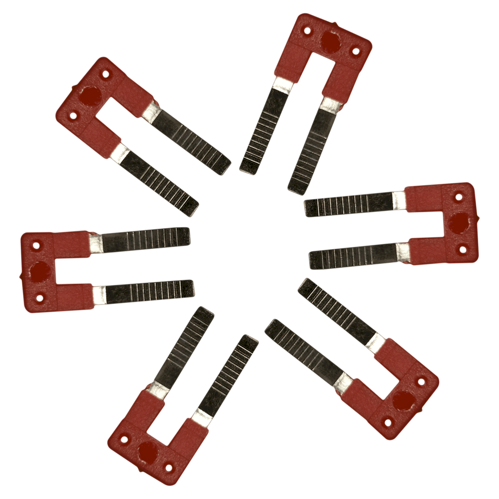 [8552] Puente Fijo P-02 2 Elementos P/Bornes BKNP-520 Rojo Zoloda