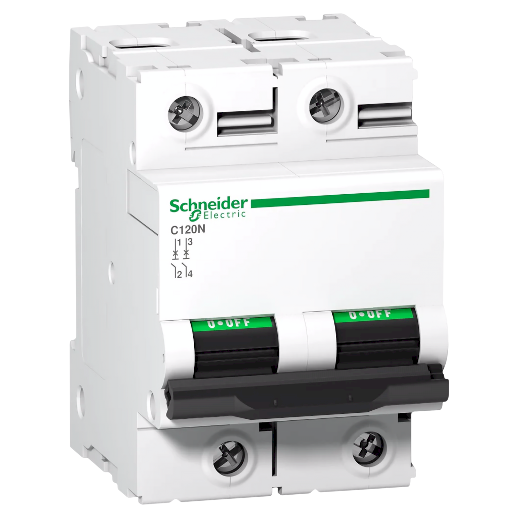 Interruptor Termomagnético A9N18 2x80A 10kA Curva C Schneider Electric