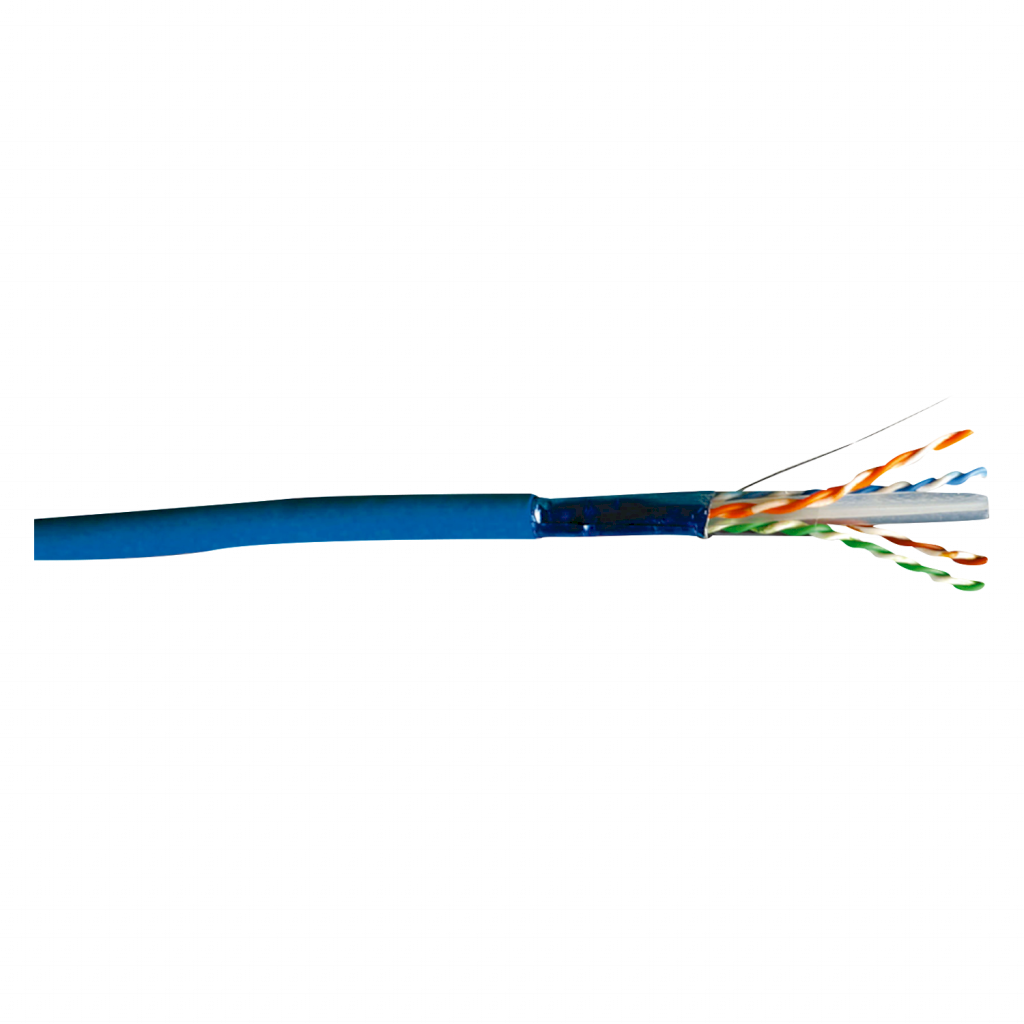Cable Red 4FTP CAT6 4 Pares Cm Azul Schneider Electric