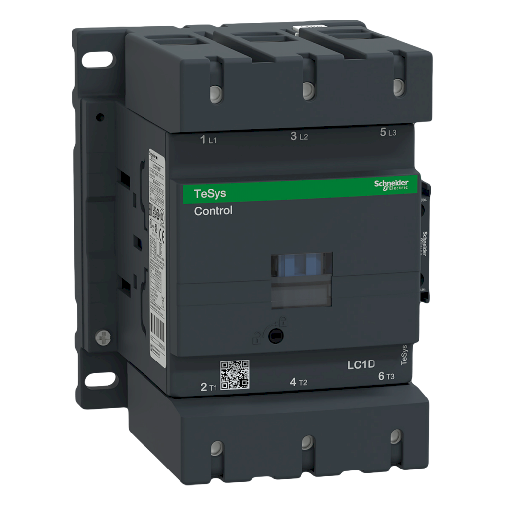 Contactor LC1D 3P 150A 220VCA 75kW 1NA+1NC Schneider Electric