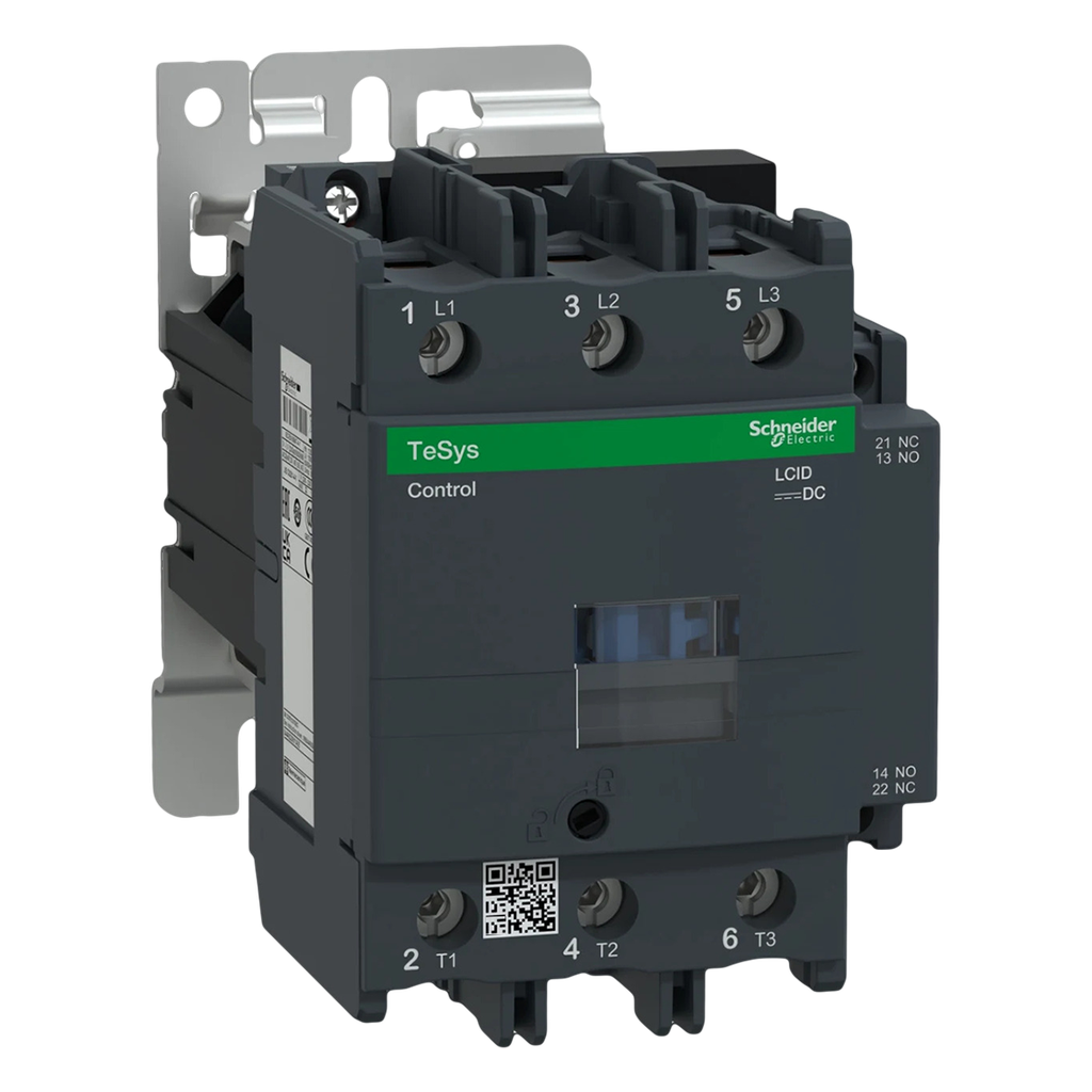 Contactor LC1D 3P 80A 24VCC 37kW 1NA+1NC Schneider Electric